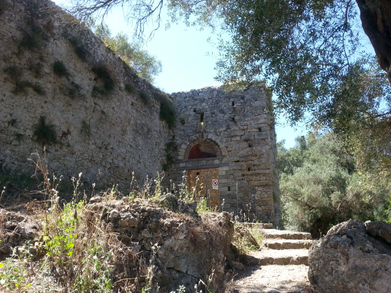 Ruins of the Byzantine Castle of Gardiki, Corfu