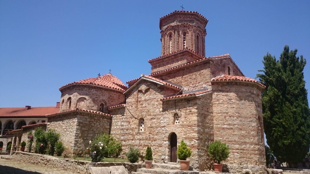 Byzantine monastery church in North Macedonia