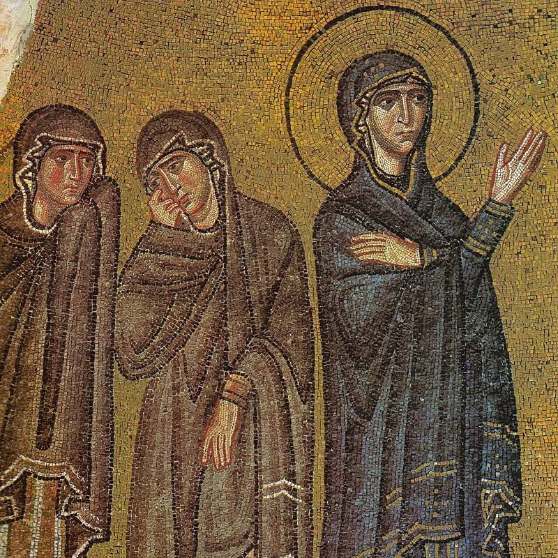 Nea Moni byzantine mosaics