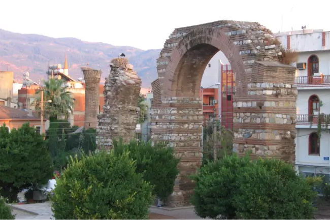 Byzantine aqueduct from Justinian time, Ephesus