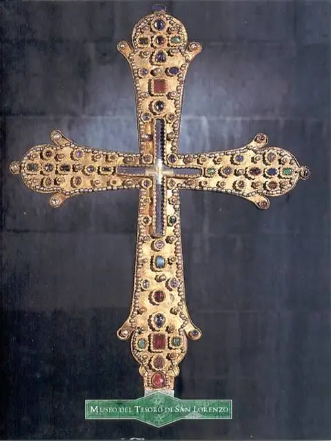 Zaccaria cross, byzantine reliquary from Ephesus in the treasure of the cathedral of Genoa
