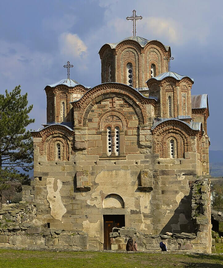 Serbo-byzantine church of Saint George in Staro Nagorichino with paintings from Michael and Eutychos Astrapas