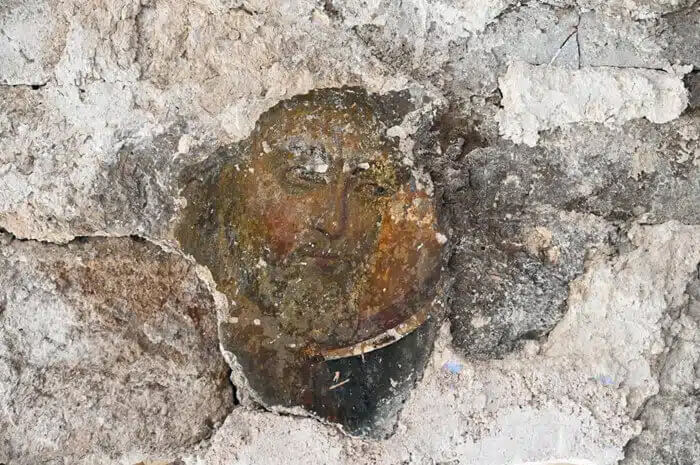 Newly discovered frescoes in Saint Nicholas Church in the former Byzantine monastery of Mesopotam, Albania