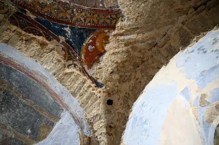 Newly discovered frescoes in Saint Nicholas Church in the former Byzantine monastery of Mesopotam, Albania