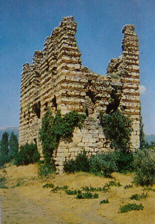 Byzantine palace of Nymphaion, today Nif, in Turkey