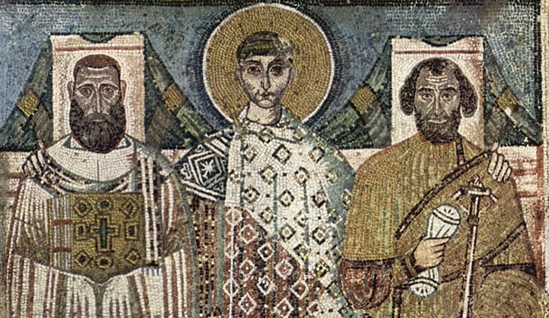 Mosaic of the Church of Saint Demetrios in Thessaloniki