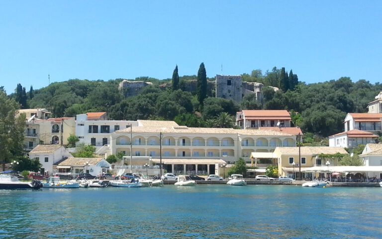 The castle of Kassiopi in Corfu during Byzantine times