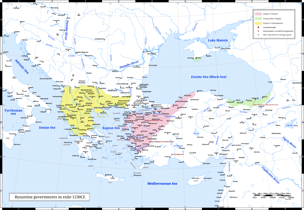 The Byzantine Empire In Maps A Turbulent History Byzantine World