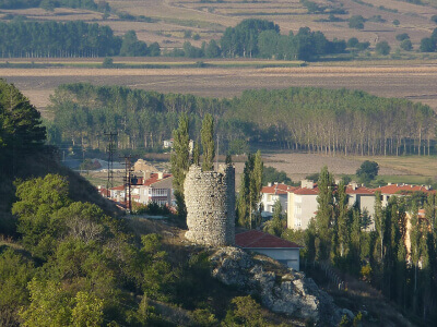Byzantine walls of the city of Vize, ancient Bizye, in Thrace