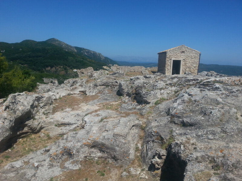 Angelokastro castle, post-byzantine chapel