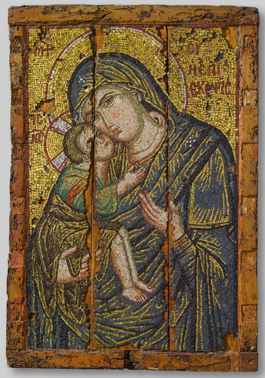 Icon of the Virgin Episkepsis, Constantinople, late 13th Century, byzantine art