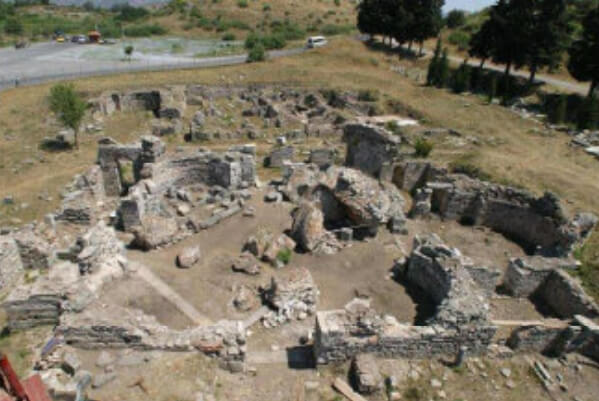 Ruins of the so-called byzantine palace of Ephesus
