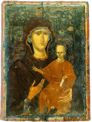 Icon of the Virgin and Child by the Byzantine painter Georgios Kalliergis