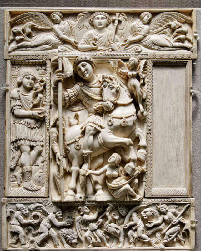 Discover the Byzantine Empire and its masterpieces, here the Barberini Ivory