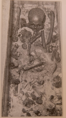 Bones of saint Nicholas, bishop of Myra, held in Bari