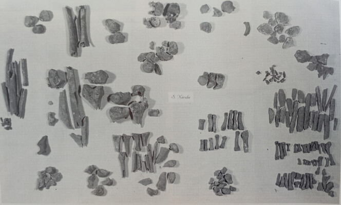 Bones of saint Nicholas, bishop of Myra, held in Venice
