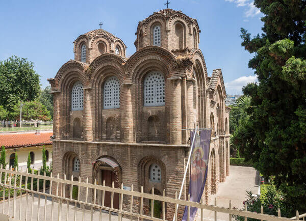 Byzantine church of the Panagia Chalkeon in Thessaloniki