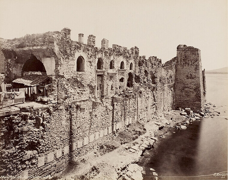 View of the Boukoleon palace in 1850