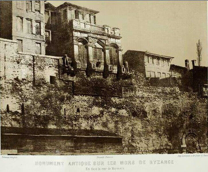 View of the Boukoleon palace in 1850
