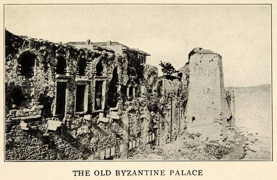 View of the Boukoleon palace in 1923