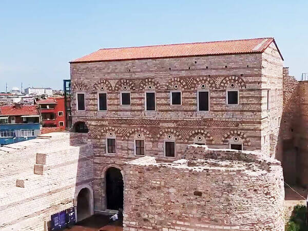 Byzantine palace now called Tekfur Sarayi in Istanbul