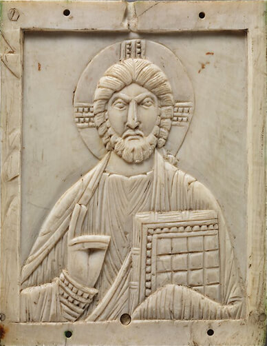 Byzantine icon of Christ Pantocrator, 11th-12th century, Metropolitan Museum