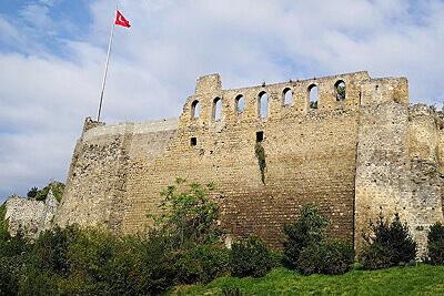 Ruins of the imperial palace in the fortress of Trabzon