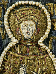 Empress Anna, Large Sakkos of Russian Metropolitan Photius, masterpiece of late byzantine textile craftmanship