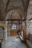 View of the interior of the narthex of the Byzantine Church of Saint Theodora in Arta