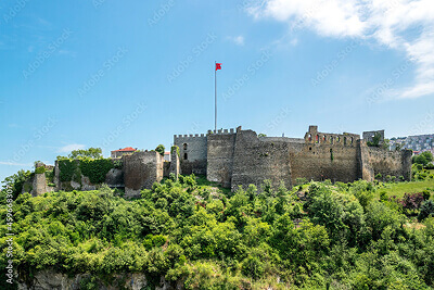 View of the fortress of Trabzon, where the Byzantine imperial palace was located