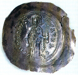 Coin (trachy) of Manuel II Komnenos Doukas, despot of Epirus