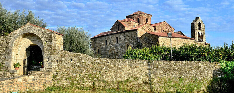 Byzantine monastery of the Panagia Vlacherna in Arta, Epirus, Greece