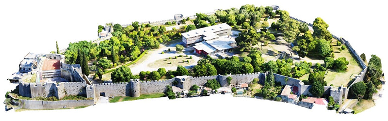 3D model of the castle of Arta