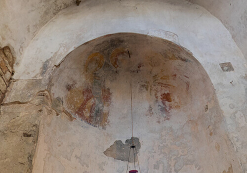 Frescoes in the Byzantine Church of Saint Basil of the Bridge (Agios Vasileios tis Gefyras) in Arta