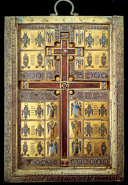Byzantine Staurotheque, Limburg, 10th century, crafted in Constantinople