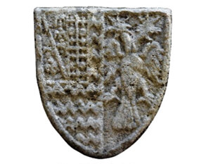 Detail of the coat of arm of the Toccho family
