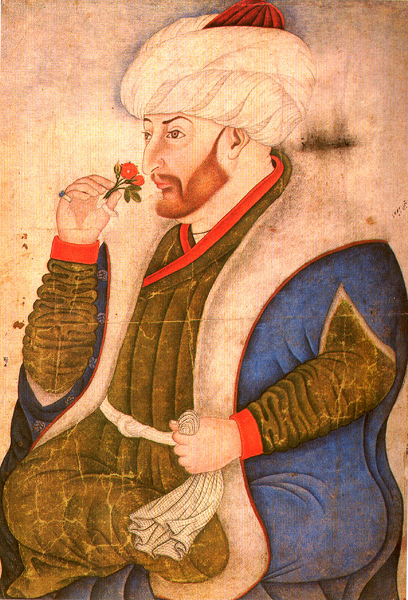 15th century Miniature painting depicting Mehmed II Fatih 
