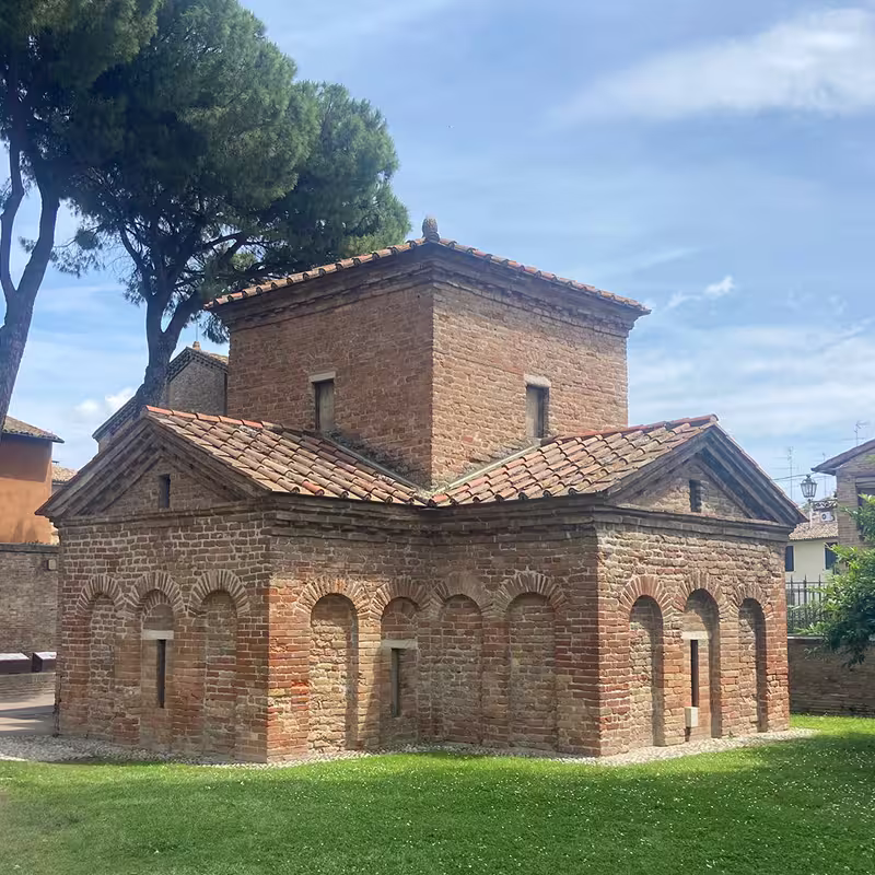 Exterior view of the Mausoleum of Galla Placidia, Ravenna