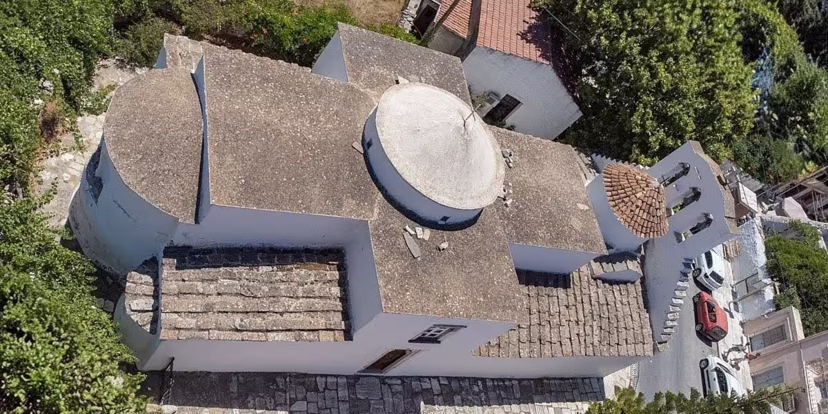 Bird view of Panagia Protothroni Church