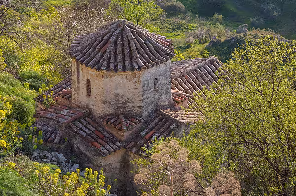 Byzantine Church of the Taxiarch in Paliachora, on the island of Aegina