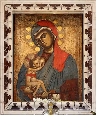 Madonna del Pillerio icon, Cosenza Duomo, Italy