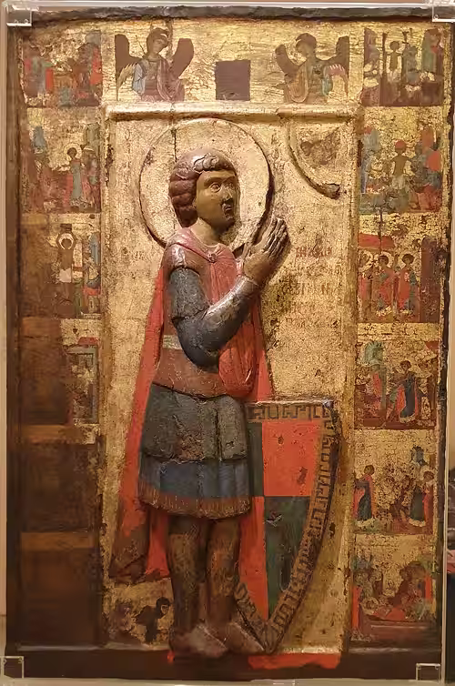 Relief icon of Saint George, Byzantine and Christian Museum of Athens