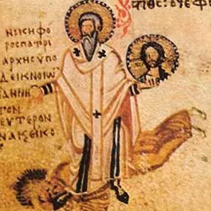 Iconophile Patriarch of Constantinople Nikephoros I, Chludov Psalter