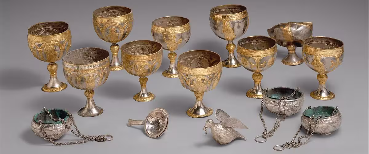 Byzantine religious art, Attarouthi treasure of liturgical objects, 500-650, Metropolitan Museum of Art