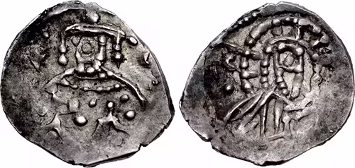 Stavraton of last Byzantine Emperor Constantine XI minted between 1448 and 1453